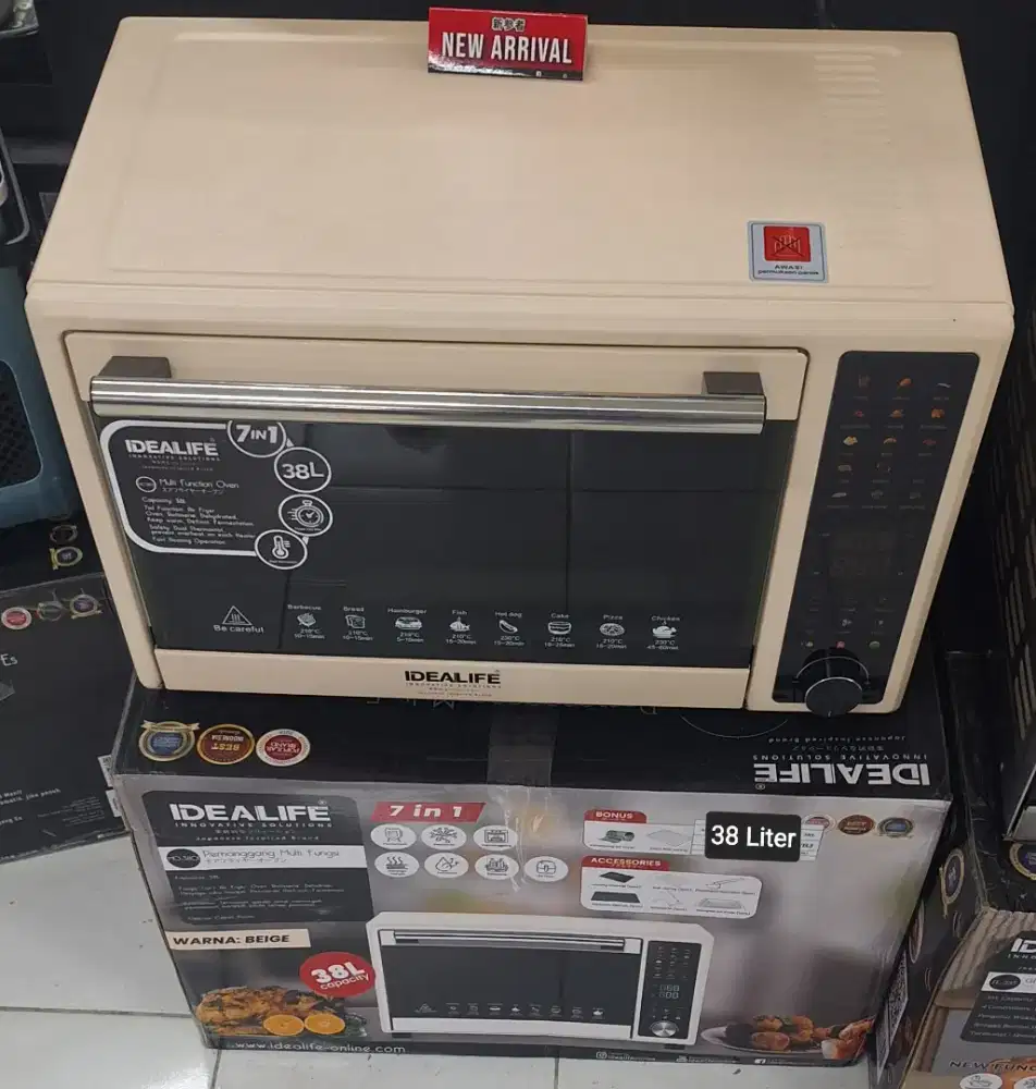 Oven Panggang Idealife Air fryer 38 Liter MO-3801
