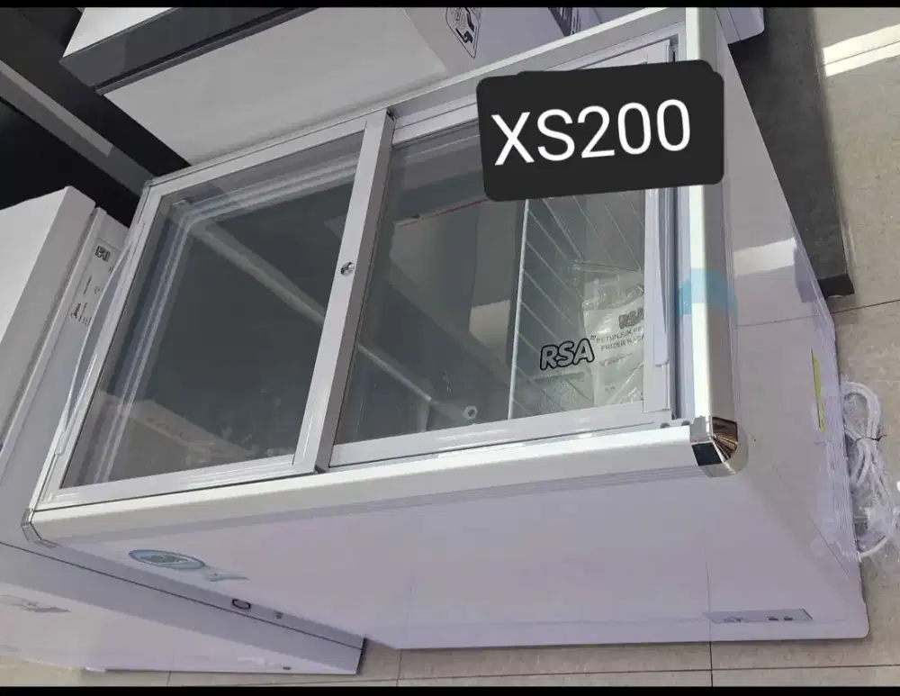 Freezer Box Rsa 200 Liter XS-200 Sliding Kaca