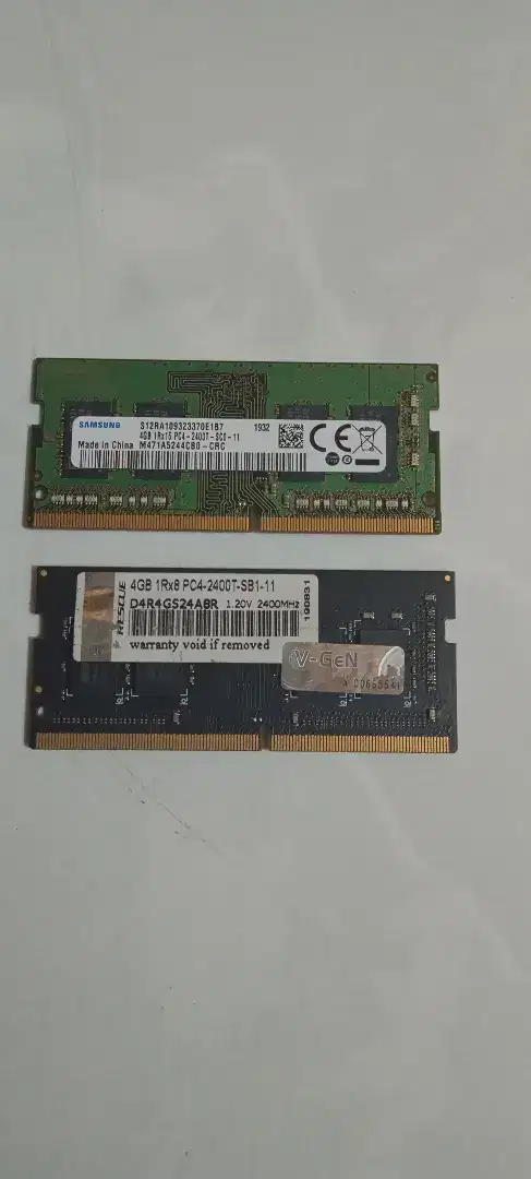 Ram DDR4 masing masing 4 Gb
