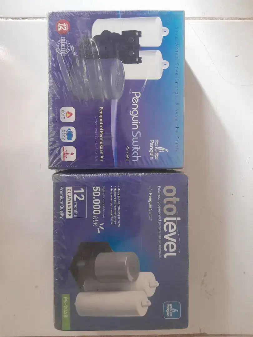 2 buah otomatis toren pinguin, masih baru