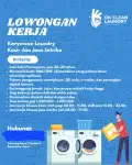 Lowongan kasir dan jasa setrika
