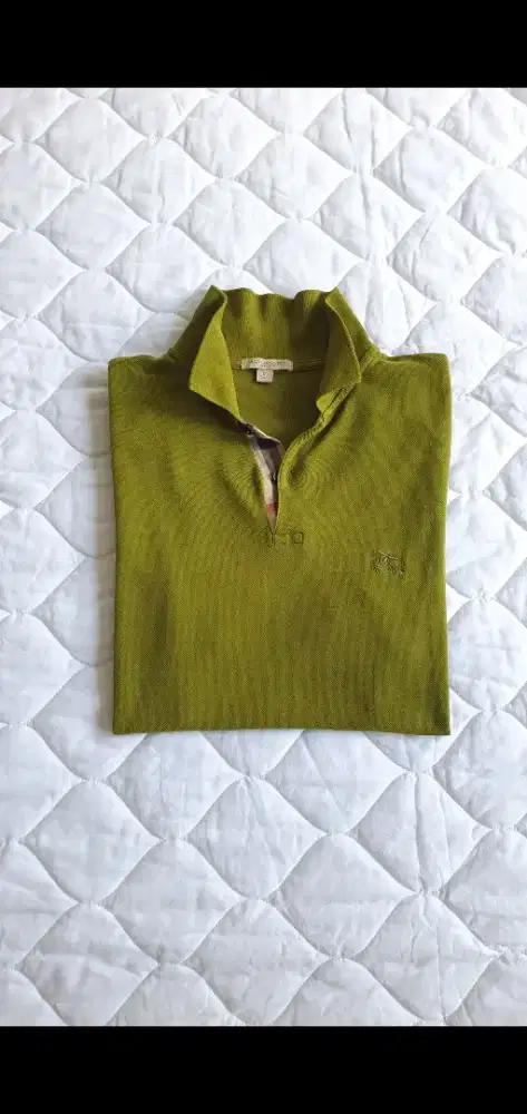 Burberry brit bright fern cotton check polo S original / gucci dior