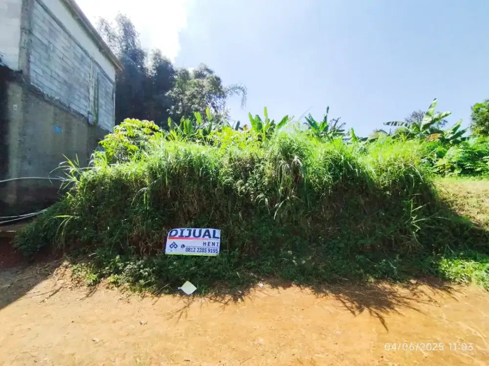 Tanah dijual di jalan Cilengkrang 1 rt02 rw10 cibiru