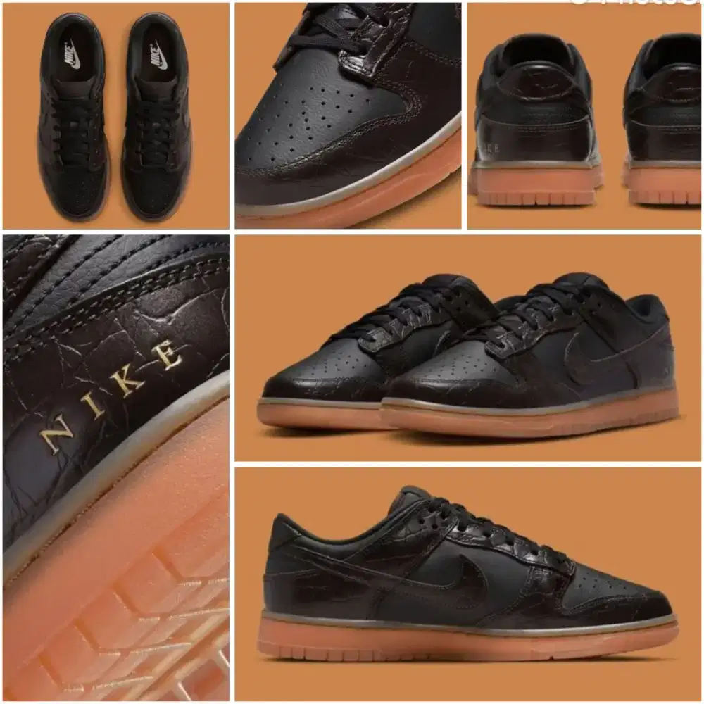 Sepatu Nike Dunk Low (Velvet Black Brown)