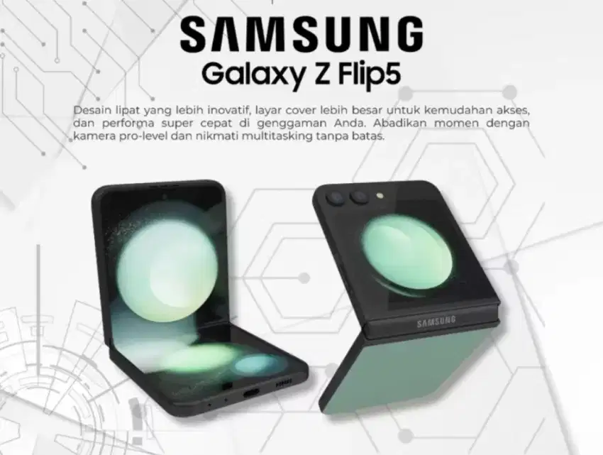 Samsung Flip Z flip 5 wrn green mint