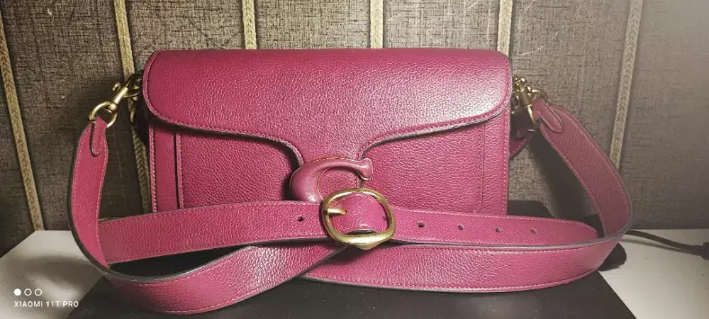 COACH  ORIGINAL
COACH Tabby 26 Shoulder Bag Crossbody RedBrass Leather