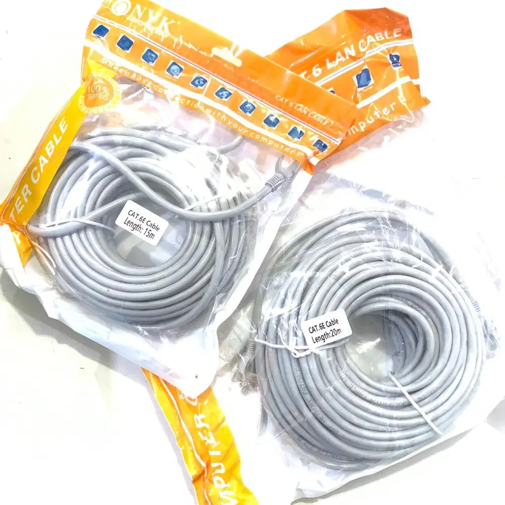 N E W Kabel LAN 1.5/3/5/10/15/20/25meter cat5E PC/LAPTOP/Server