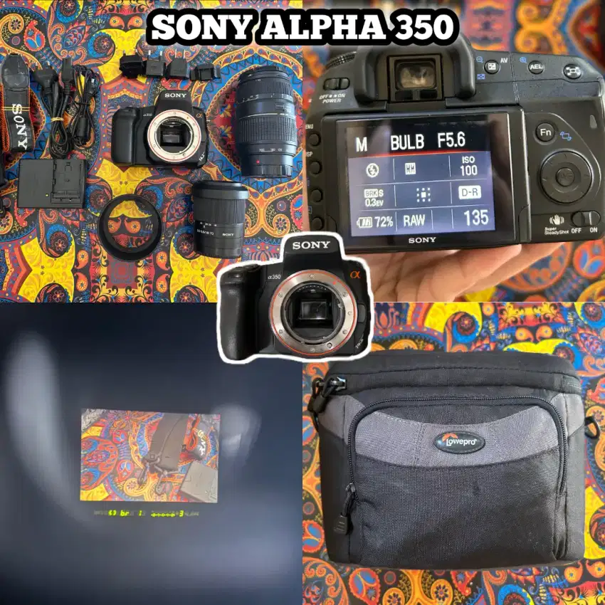 Dslr Sony Alpha 350 rare item