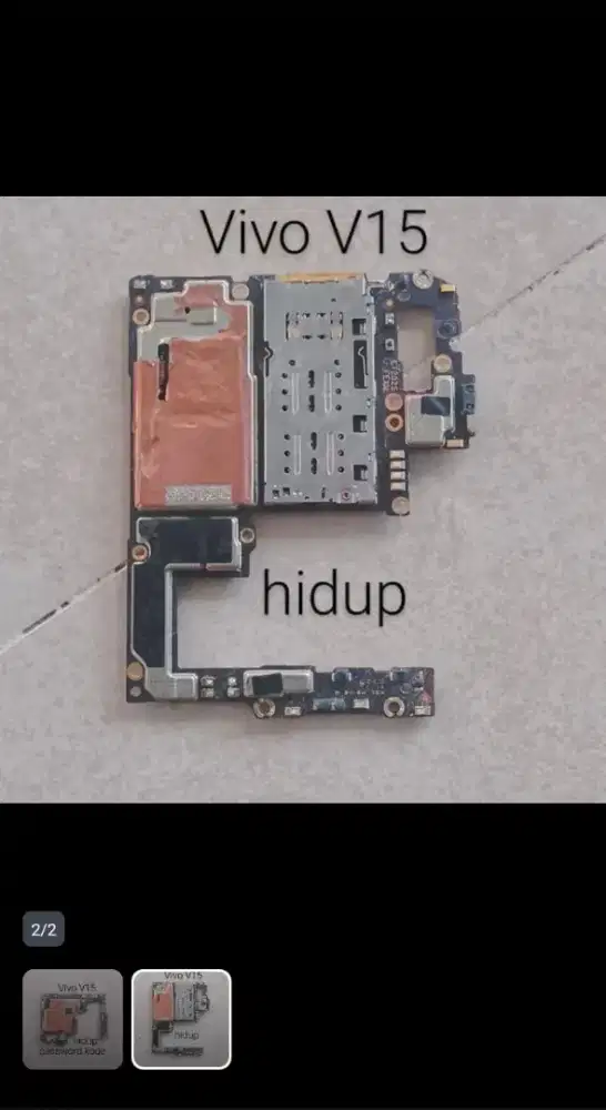 mesin motherboard Vivo V15 hidup bs tt bt