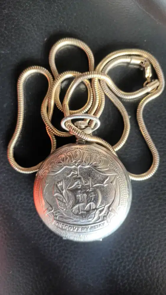 (Rare) Jam Saku/Kantong/Pocket Watch Molnija,CCCP SU (soviet)