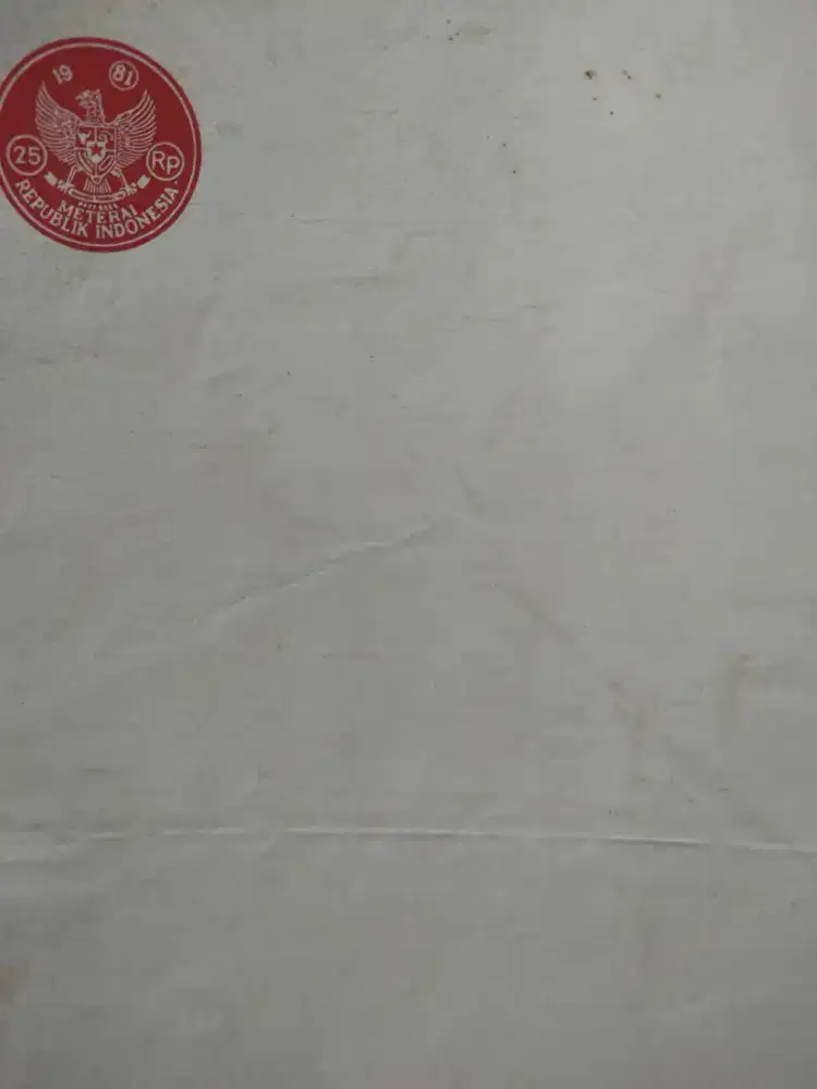 Kertas Bersegel Materai 1981