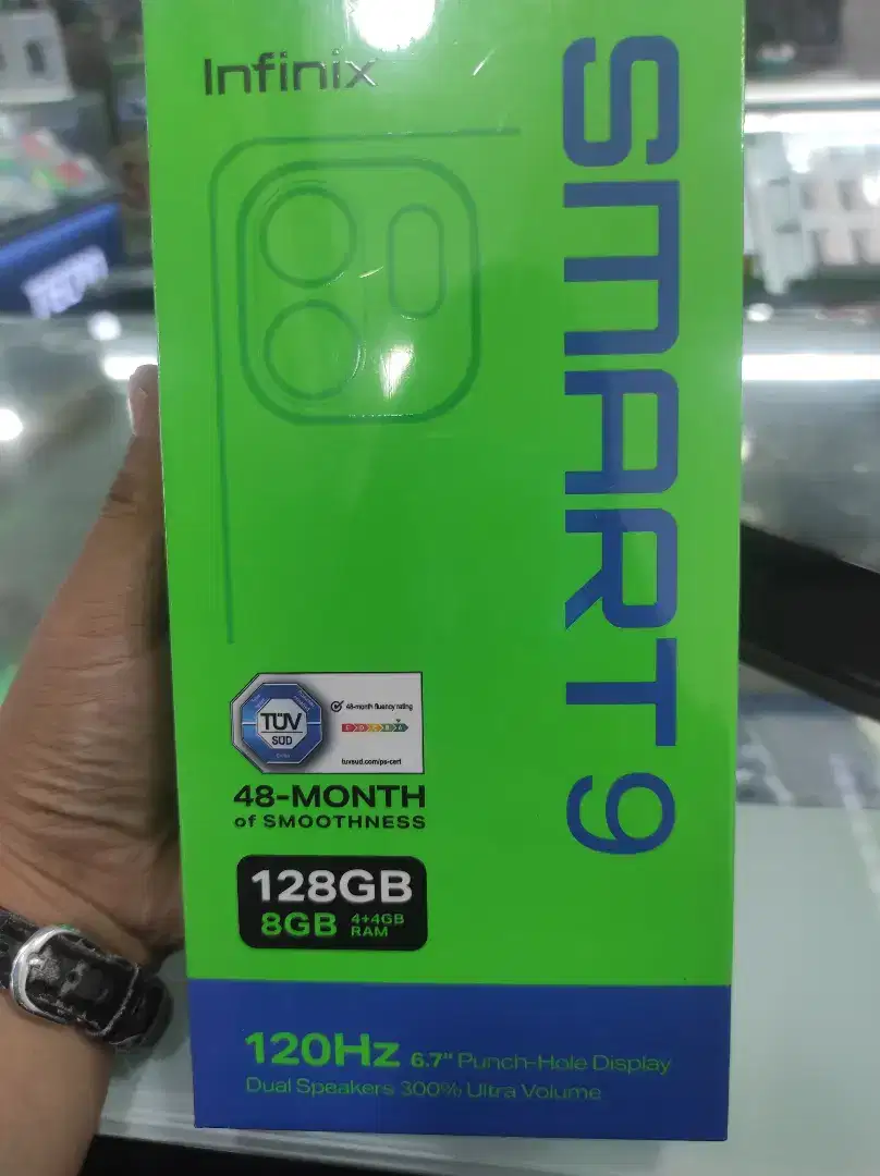 Infinix Smart 9 4/128gb baru garansi resmi bisa TT bisa kredit bisacod