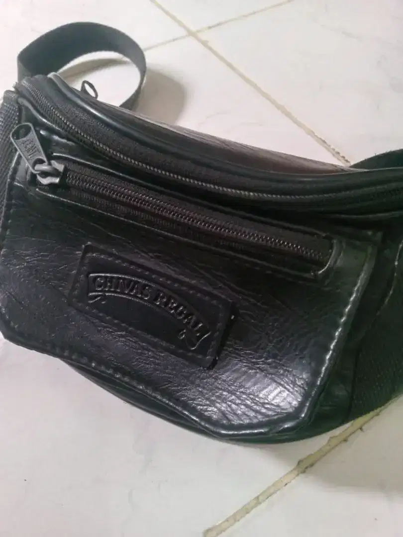 Tas Pinggang Kulit Asli
