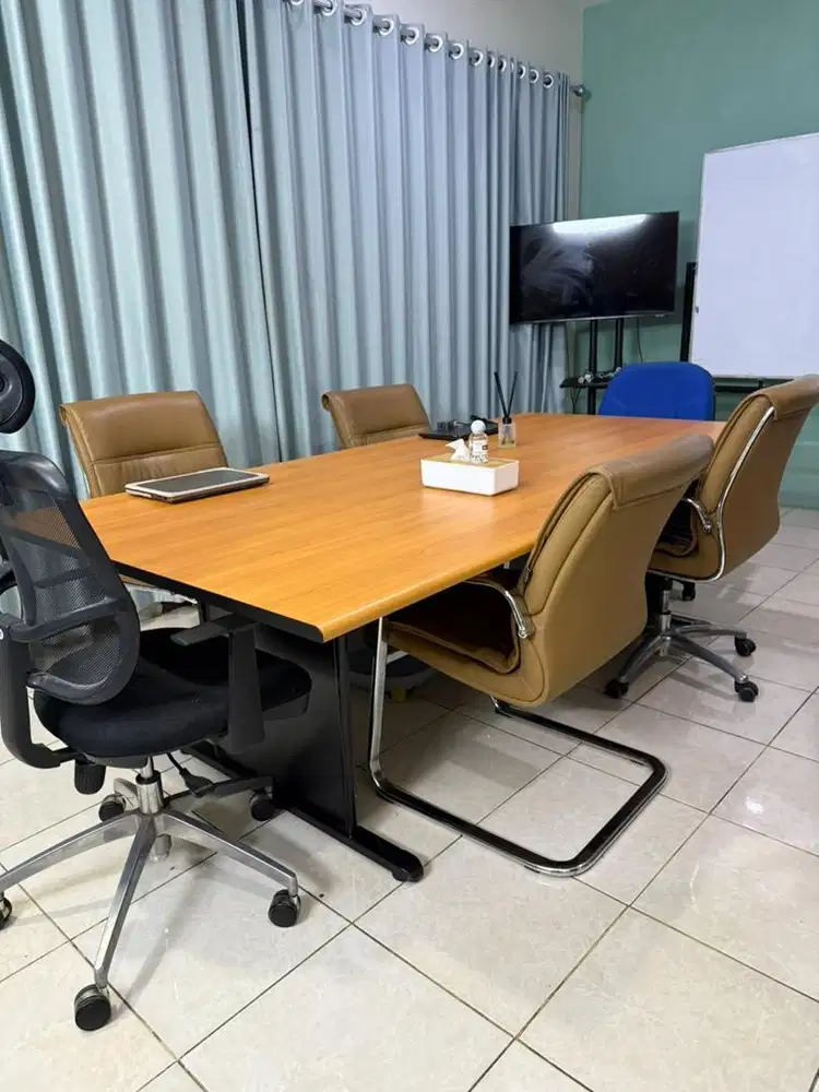 Jual Meja Kantor 1 set dengan kursi