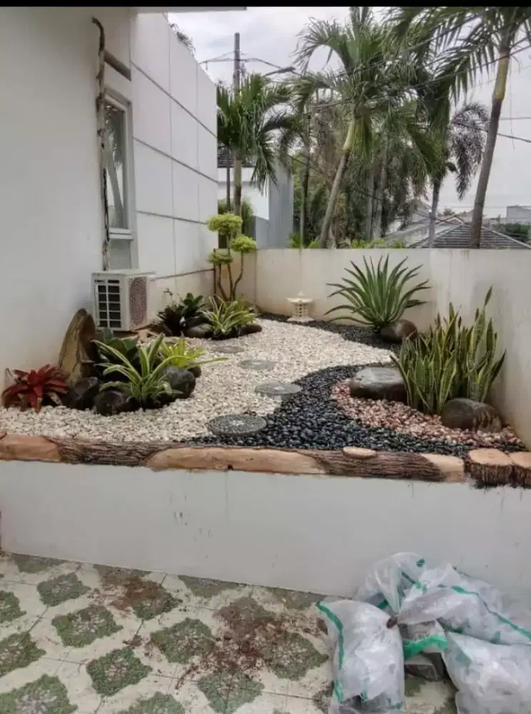 pembuatan taman kering