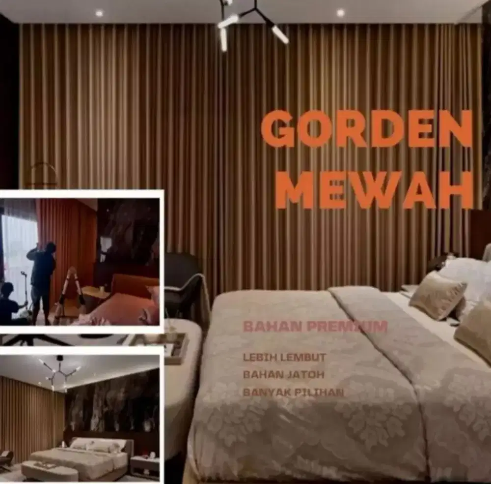 Gorden minimalis bahan blackout 75/%100%