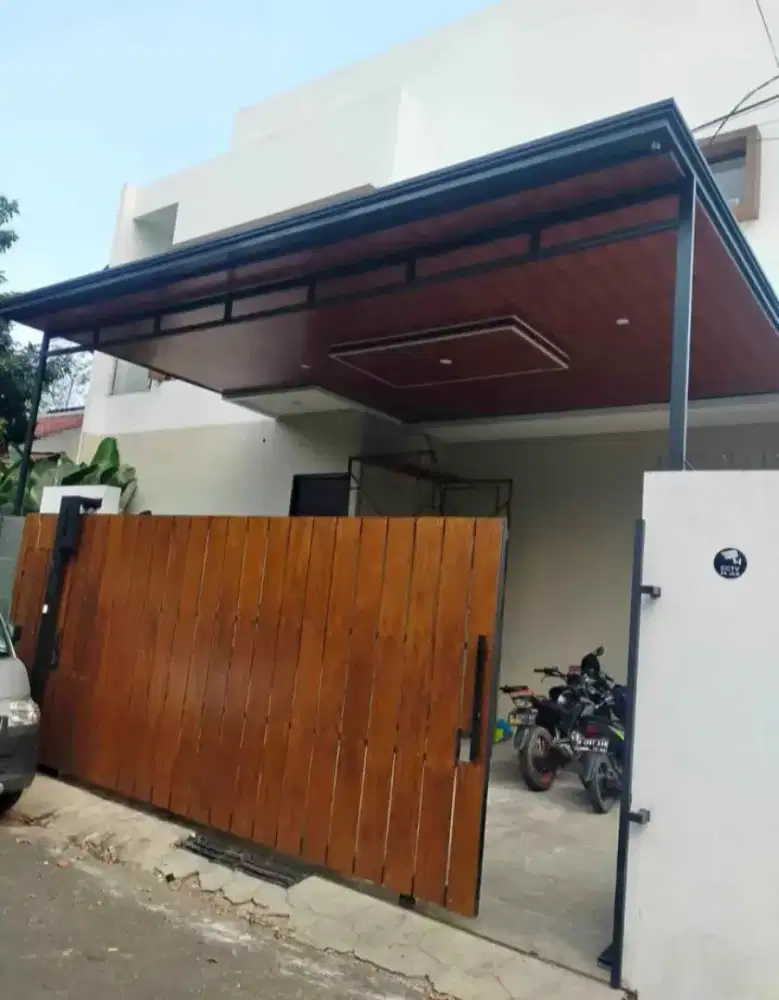 Canopy atap alderon+plafon PVC 62