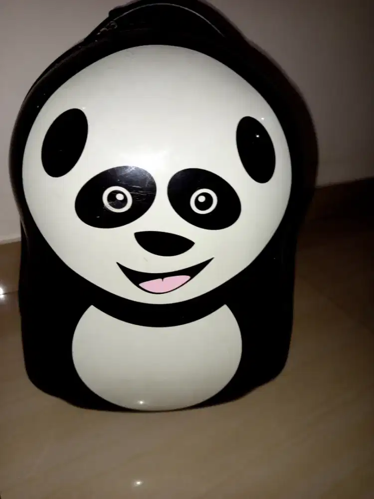 Koper bekas kepala hello kitty kulit+bentuk panda