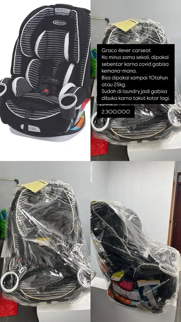 Carseat graco 4in1 preloved
