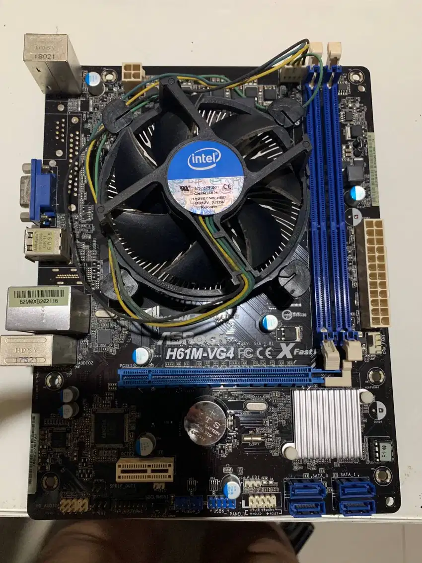 intel i3 2120 motherboard asrock H61m-VG4 Bermasalah