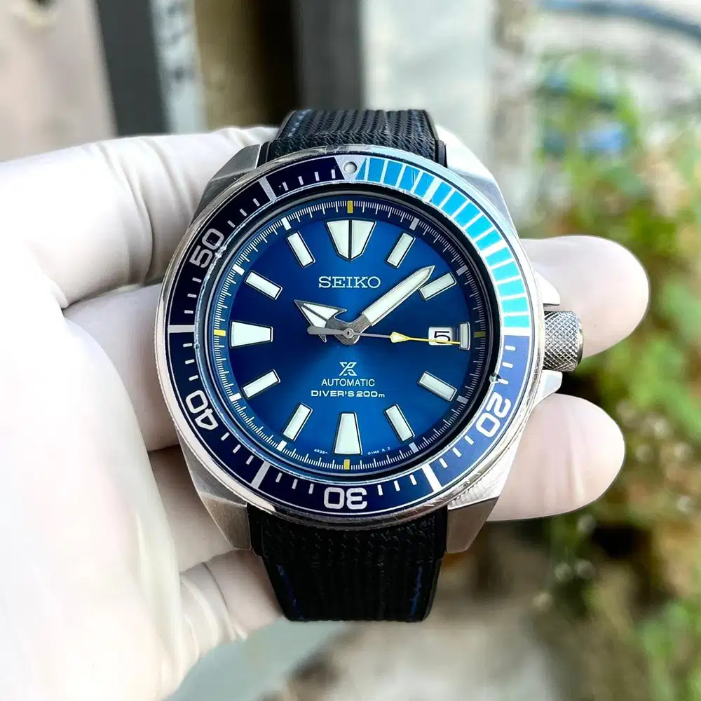 Seiko Samurai SRPB09K1 Blue Lagoon limited edition
