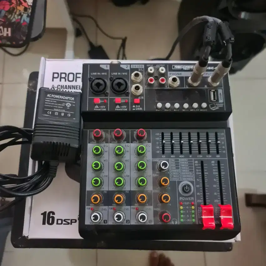 Mixer 4 Channel 16 DSP Bluetooth