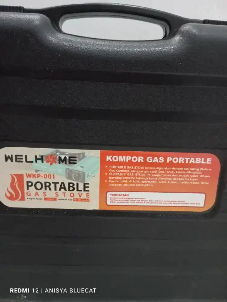 Jual kompor portable dan selang gas baru