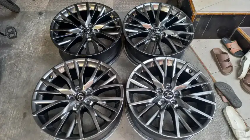 di jual velg lexus RX300 r20 original kondisi mulus