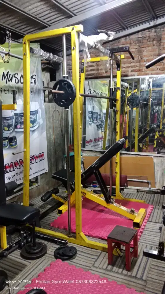 Jual alat gym komplit siap open usaha fitnes center
