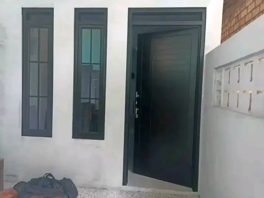 Kusen Aluminium pintu jendela kaca