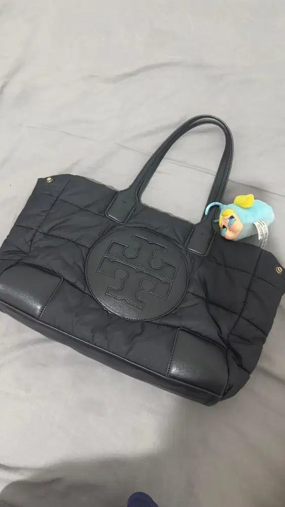 NEGO TIPIS JUAL CEPAT - Tory Burch Ella Puffer Tote Black