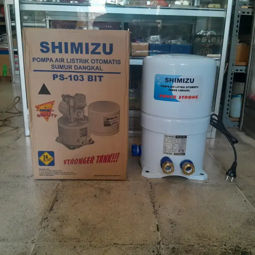 Pompa air sumur dangkal SHIMIZU PS 103 BIT otomatis