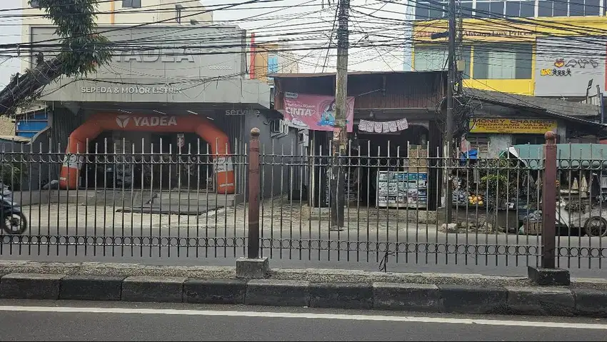 TANAH PINGGIR JALAN RAYA BOGOR, CILILITAN (BONUS TOKO, RUMAH)