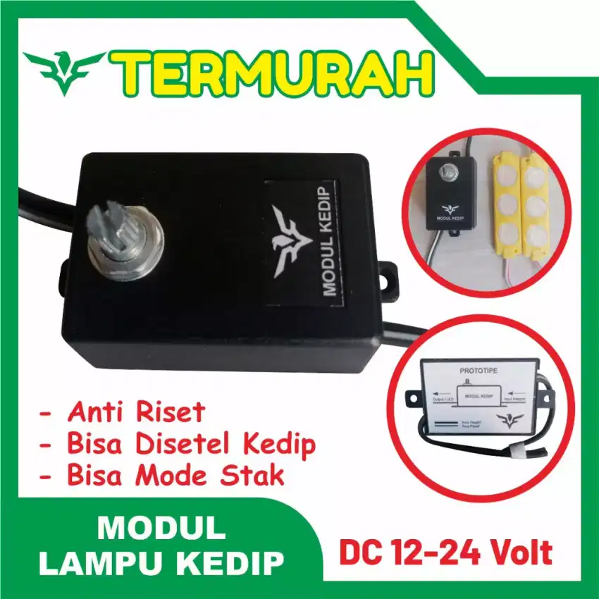 MODUL KEDIP LAMPU LED 12v | Lampu pesawat | Lampu Penanda Toko