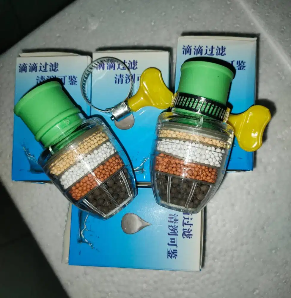 Filter kran 6 lapis + klemp kemasan box