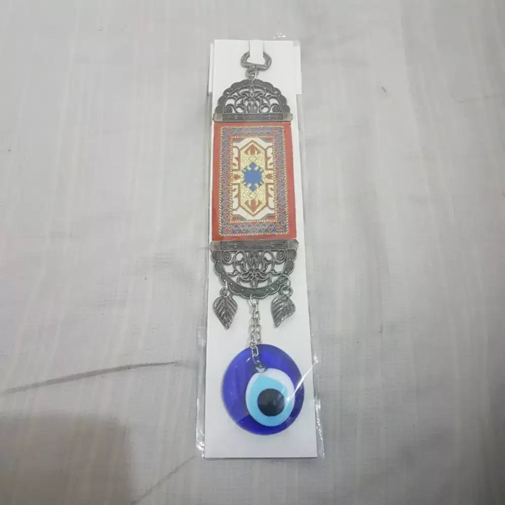Pajangan Hiasan Dinding Turki Mata Biru Blue Evil Eye Turkey Metal