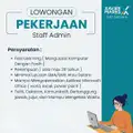 LOWONGAN STAFF ADMIN