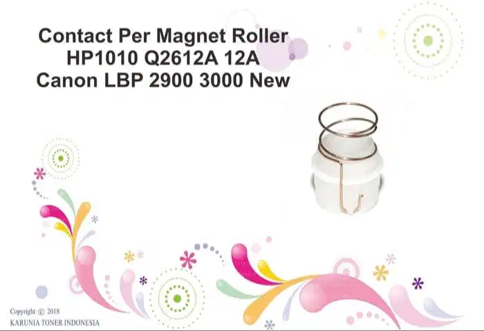 Contact Per Magnet Roller - HP1010 Q2612A 12A Canon LBP 2900 3000 New
