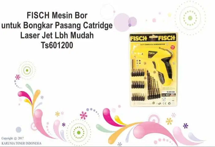 FISCH Mesin Bor untuk Bongkar Pasang Catridge Laser Lbh Mudah TS601200