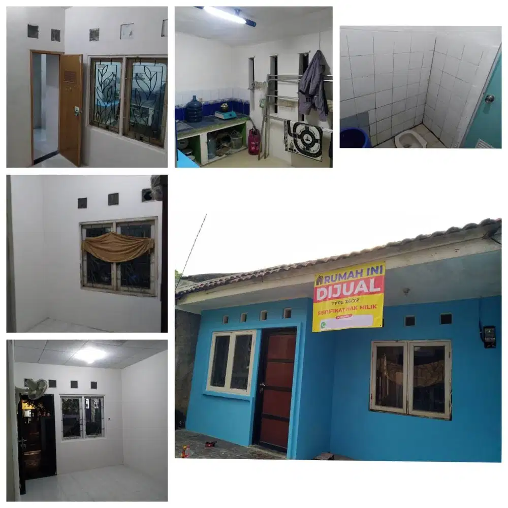 Dijual Rumah Siap Huni Type 36/72, Perumahan Villa Mahkota Pesona