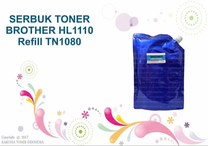 SERBUK TONER BROTHER hl1110 - hl-1110 refill tn1080 tn-1080