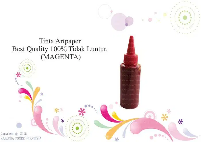 Tinta Artpaper Best Quality 100% Tidak Luntur. (MAGENTA) Berkualitas