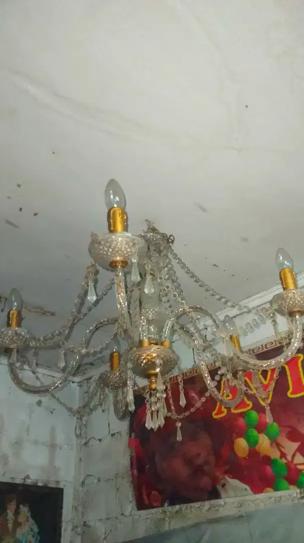 Lampu crystal beling