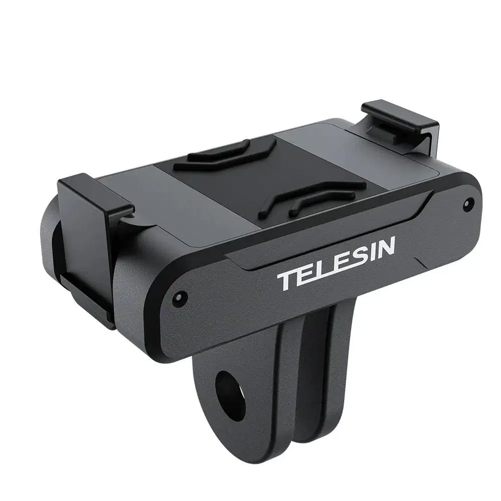 TELESIN Magnetic Clamp Dual Claw Mount for DJI Osmo Action 3/4/5 Pro