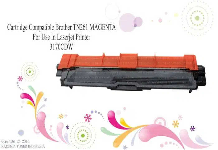 Cartridge Compatible Brother TN261 MAGENTA For Use In LJ 3 Berkualitas