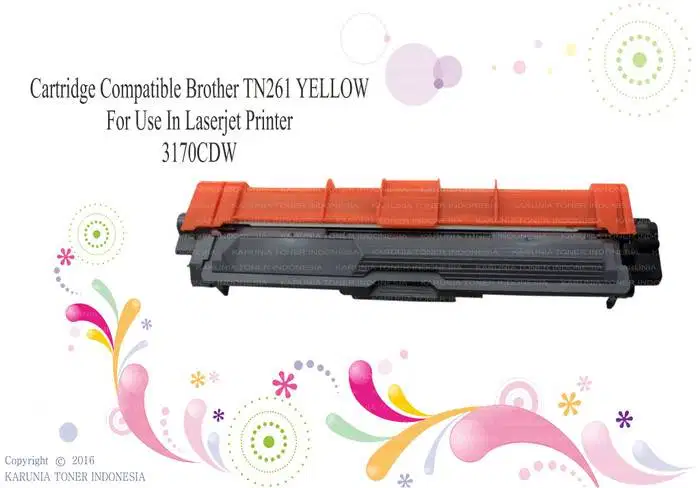 Cartridge Compatible Brother TN261 YELLOW For Use In Laser Berkualitas