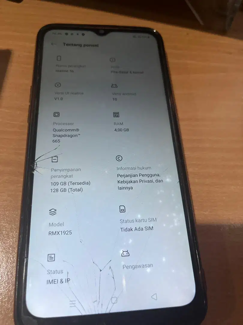 Realme 5s 4/128 biru
