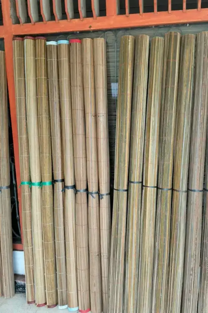 tirai gulung pelepah sawit