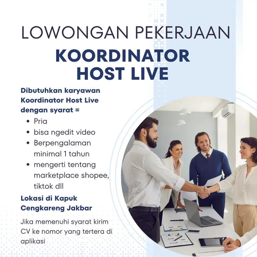 Koordinator host live streaming