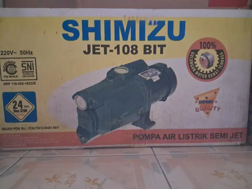Pompa Semijetpump shimizu 108 bit 24 jam